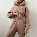 Conjunto de chaqueta con cremallera y pantalones jogger para mujer Euroselle para ropa de ocio