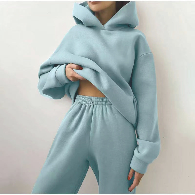 Conjunto de chaqueta con cremallera y pantalones jogger para mujer Euroselle para ropa de ocio