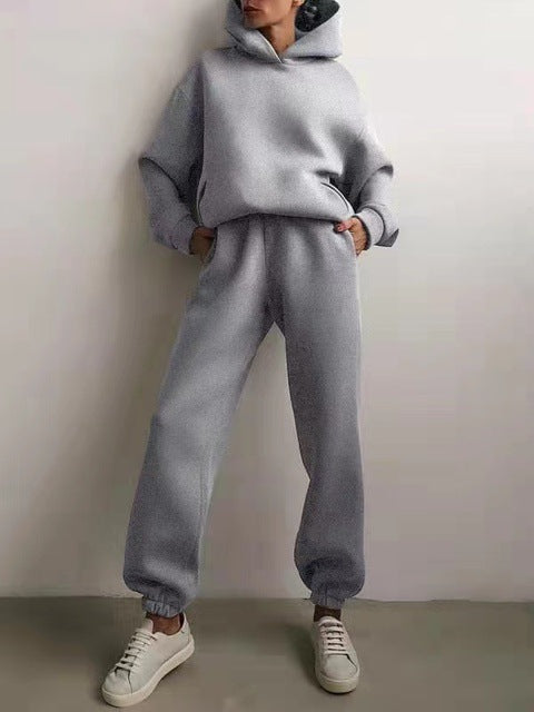 Conjunto de chaqueta con cremallera y pantalones jogger para mujer Euroselle para ropa de ocio
