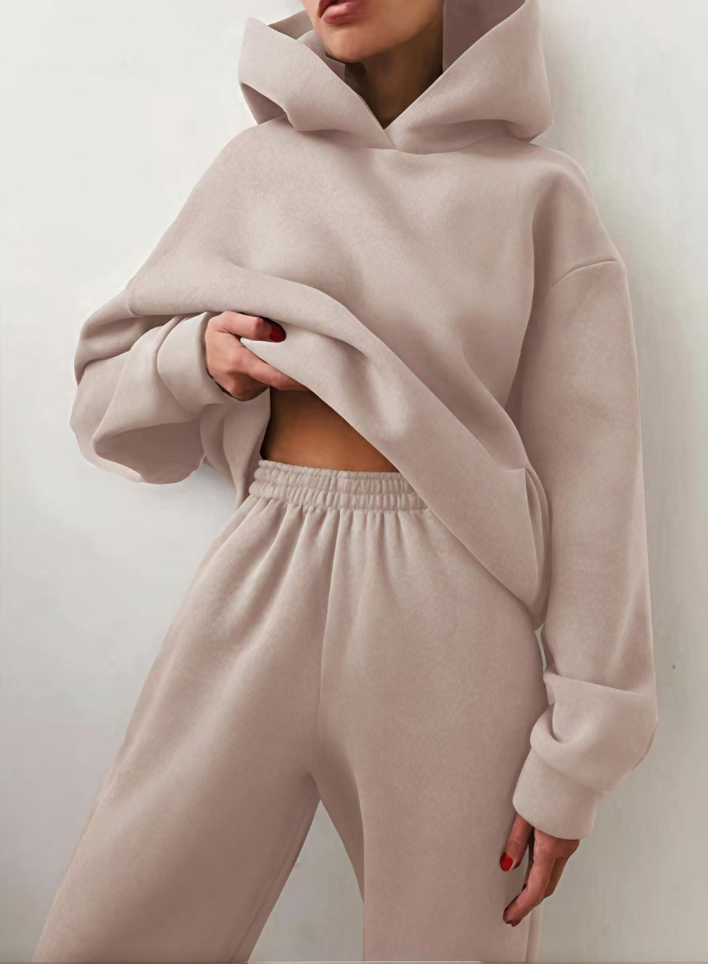 Conjunto de chaqueta con cremallera y pantalones jogger para mujer Euroselle para ropa de ocio