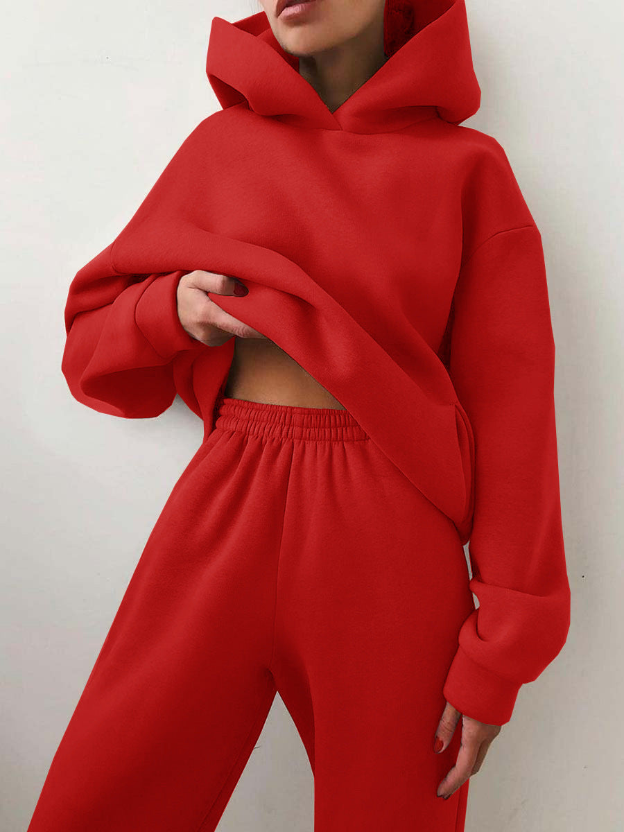 Conjunto de chaqueta con cremallera y pantalones jogger para mujer Euroselle para ropa de ocio