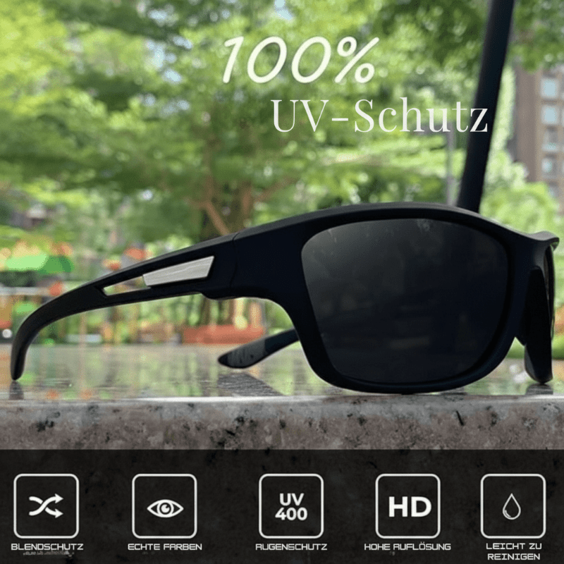 Óculos de sol polarizados NovaTrail Pro — lentes com controlo de reflexos UV400