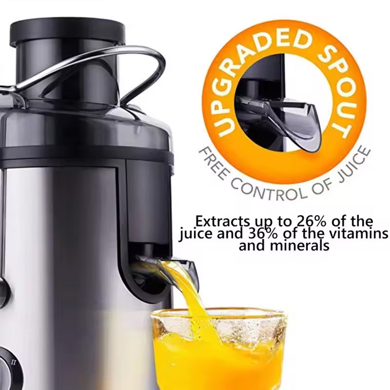 Estrattore centrifugo di succo da 800W — imboccatura larga, 2 velocità