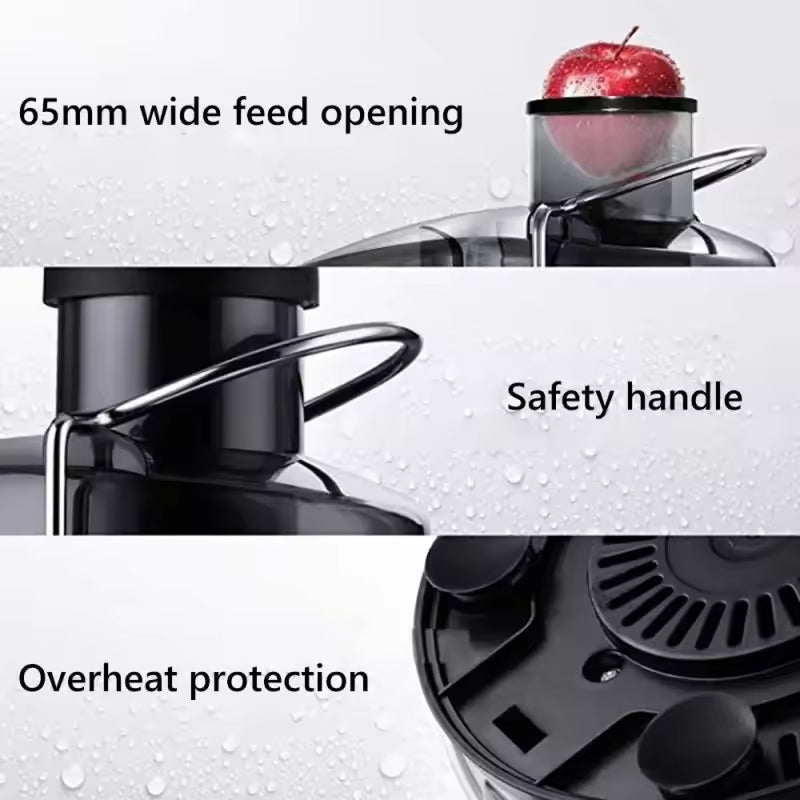 Estrattore centrifugo di succo da 800W — imboccatura larga, 2 velocità