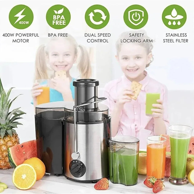 Estrattore centrifugo di succo da 800W — imboccatura larga, 2 velocità