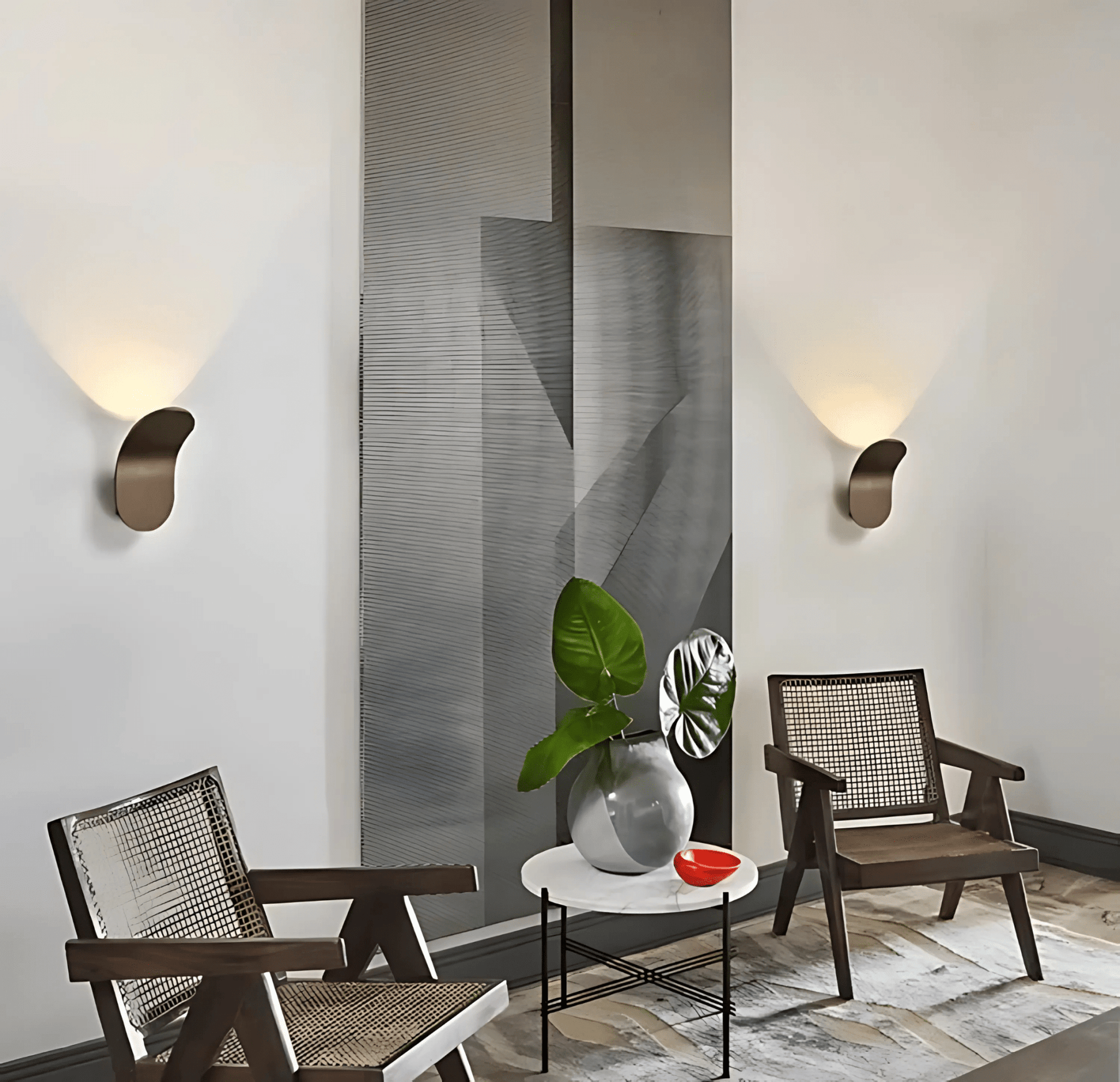 Gebürstete Metall Wandleuchte – Elegantes minimalistisches Design für stilvolle Räume | Euroselle