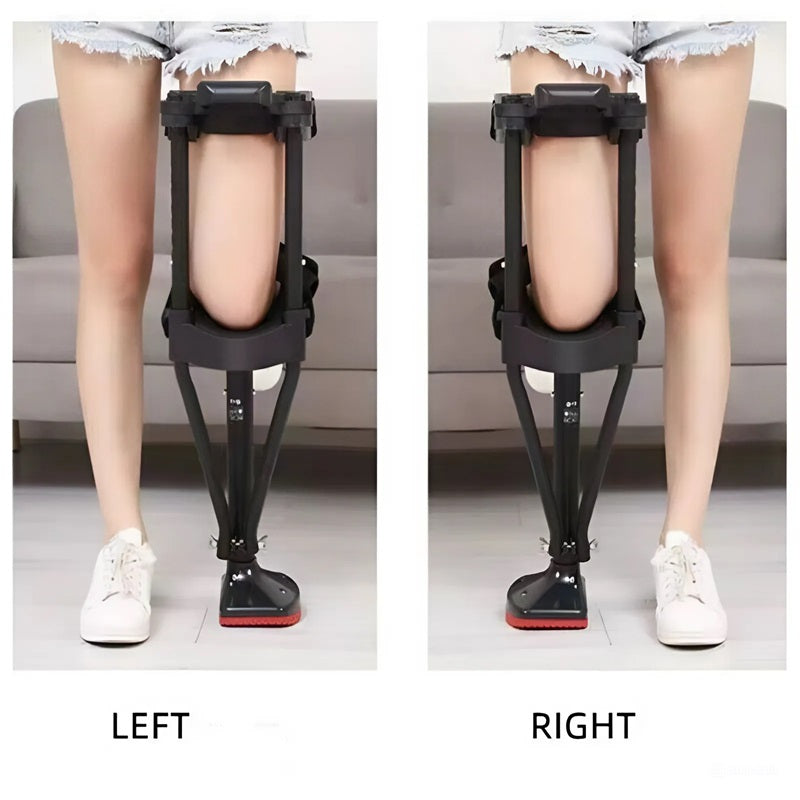 Hands-Free Knee Crutch Support with Padded Recovery Platform