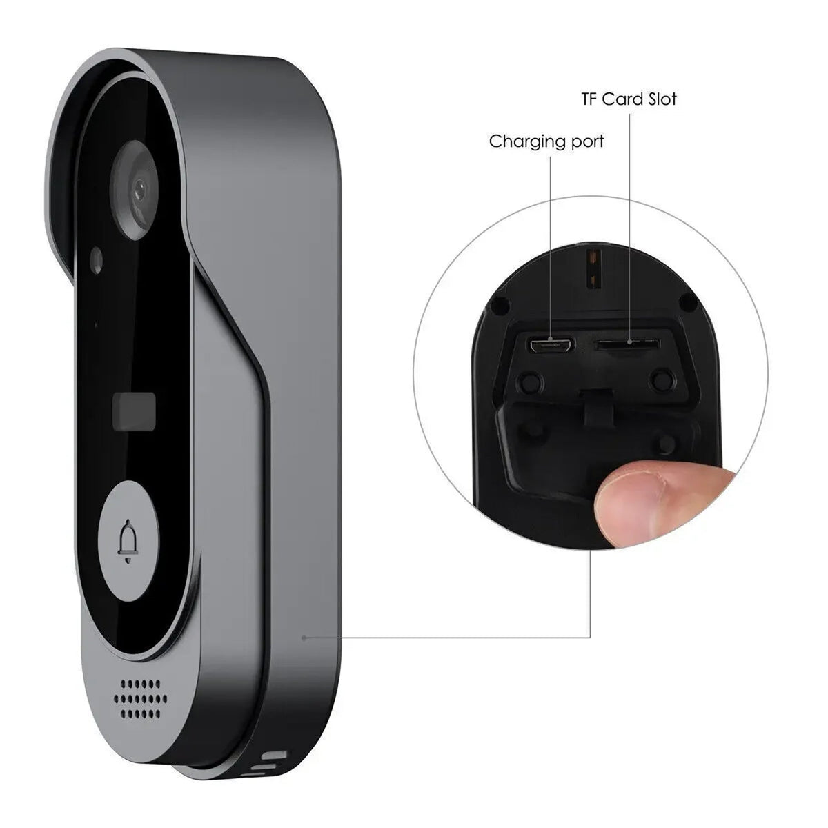 Wireless Video Doorbell — Two-Way Talk, HD Video & Night Vision