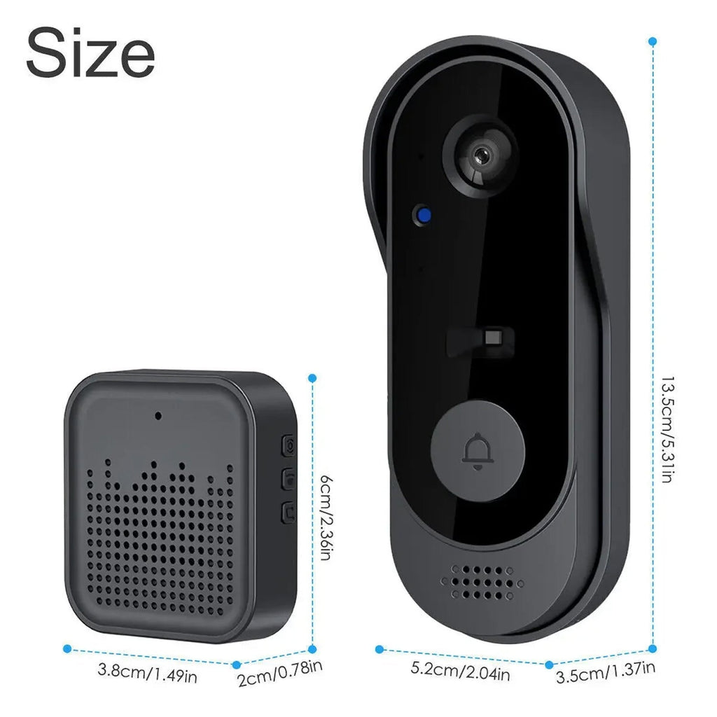 Wireless Video Doorbell — Two-Way Talk, HD Video & Night Vision