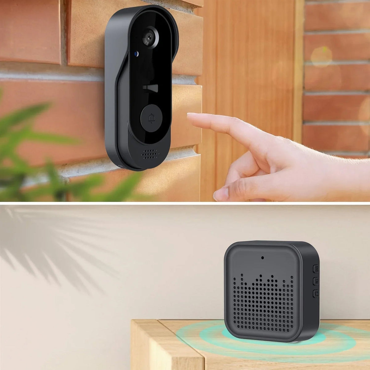 Bezdrátový HD videotelefon s detekcí pohybu v rozsahu 170° a obousměrným zvukem