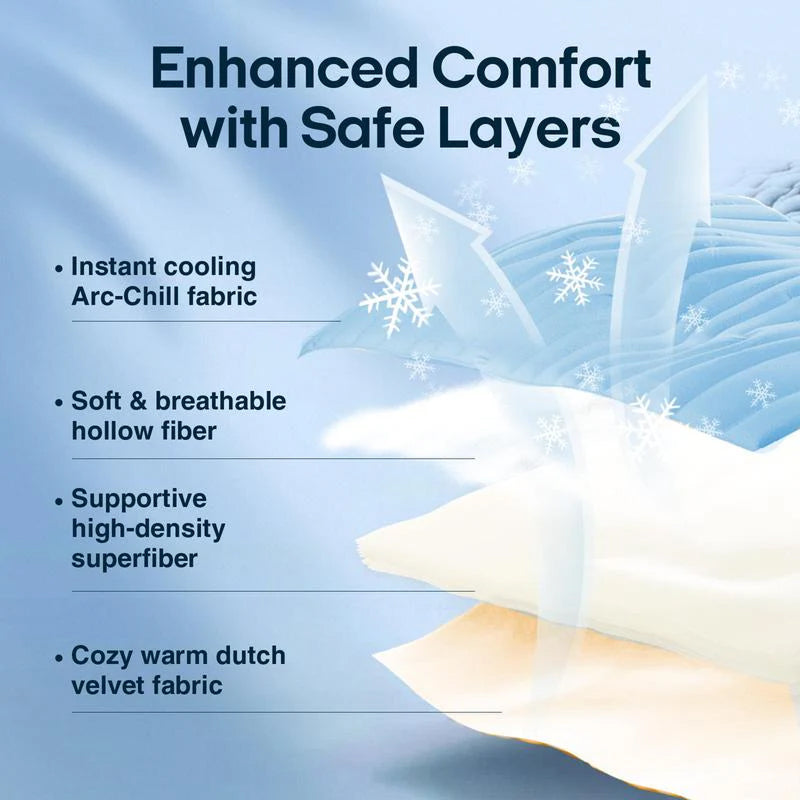 Self-Activating Cooling Pet Bed Pad — Washable, Portable Design