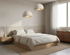 AuraSerene Glow Modern LED Pendant For Kitchen Illumination