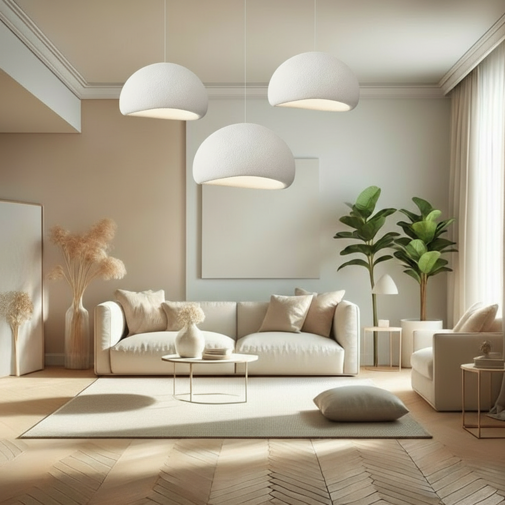 AuraSerene Glow Modern LED Pendant For Kitchen Illumination