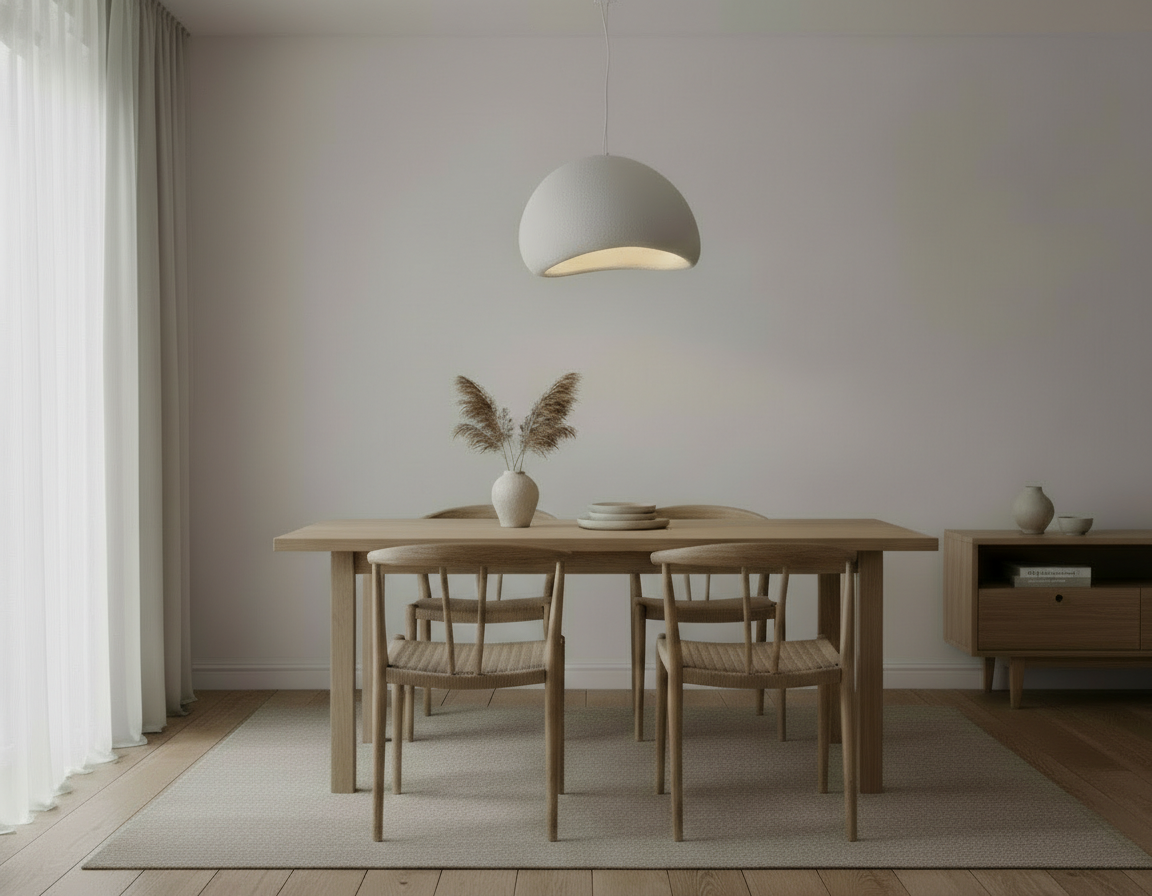 AuraSerene Glow Modern LED Pendant For Kitchen Illumination
