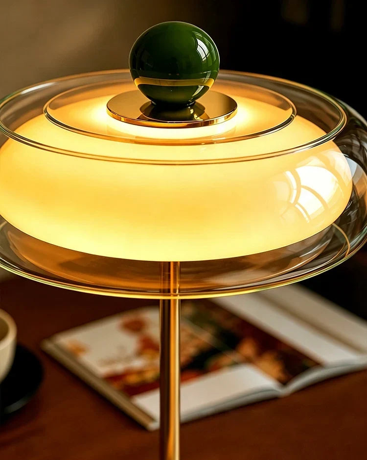 Lampada da scrivania a fungo mid-century — Ricaricabile, regolazione touch, 3 modalità