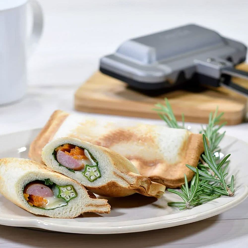 SwiftGrill Sandwich Maker — 3-Minute Quick Cook, Compact Design