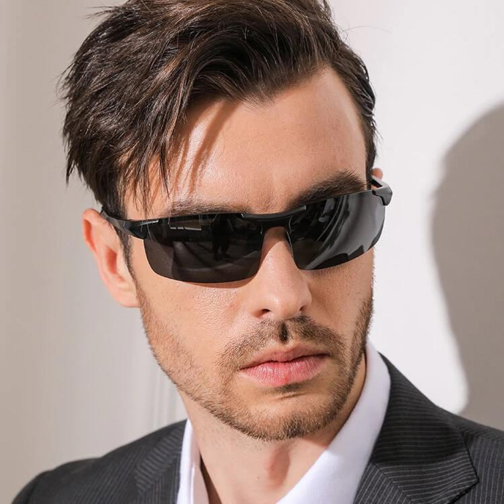 Photochromic Polarized Sunglasses — UV400 Auto-Tint Lenses