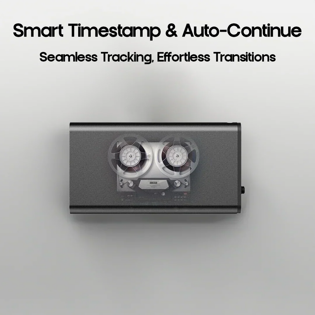 Voice-Activated Digital Audio Recorder — 16GB, 50-Hour Battery, OTG