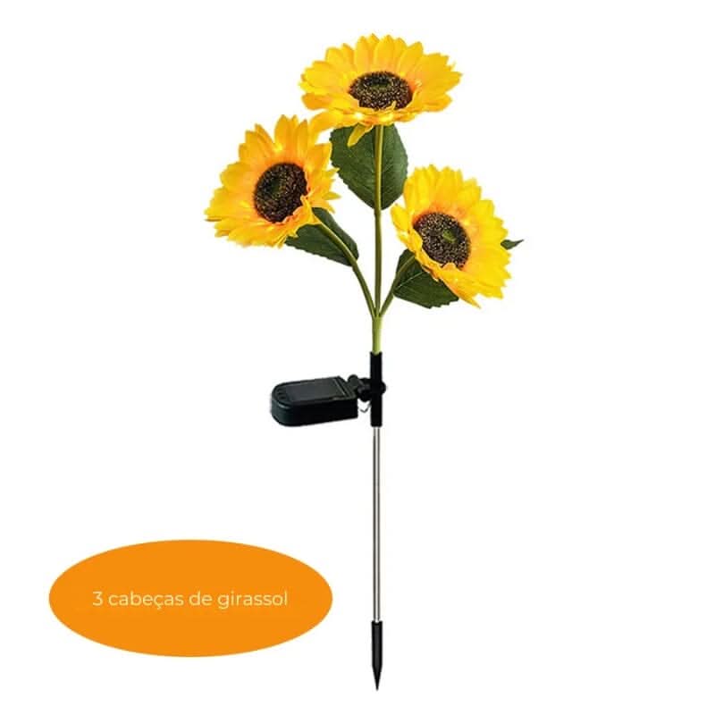 Wasserdichte Solarleuchte Sonnenblume - automatische Beleuchtung, dekorative Skulptur