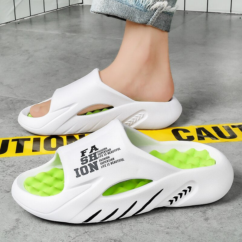 Lumio Euroselle 男女通用按摩拖鞋，舒适鞋履