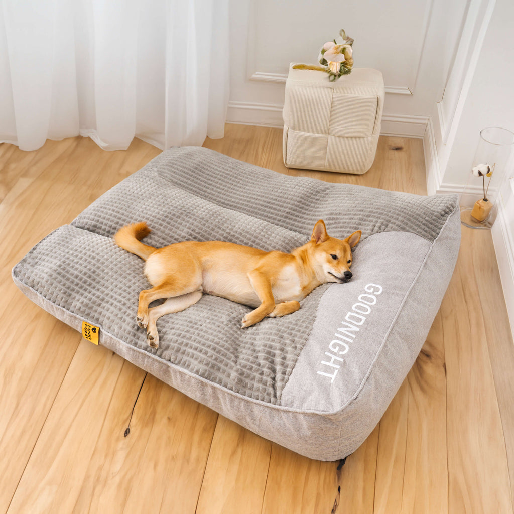 Orthopedic Dog Bed — Raised Pillow Support for Joint Relief