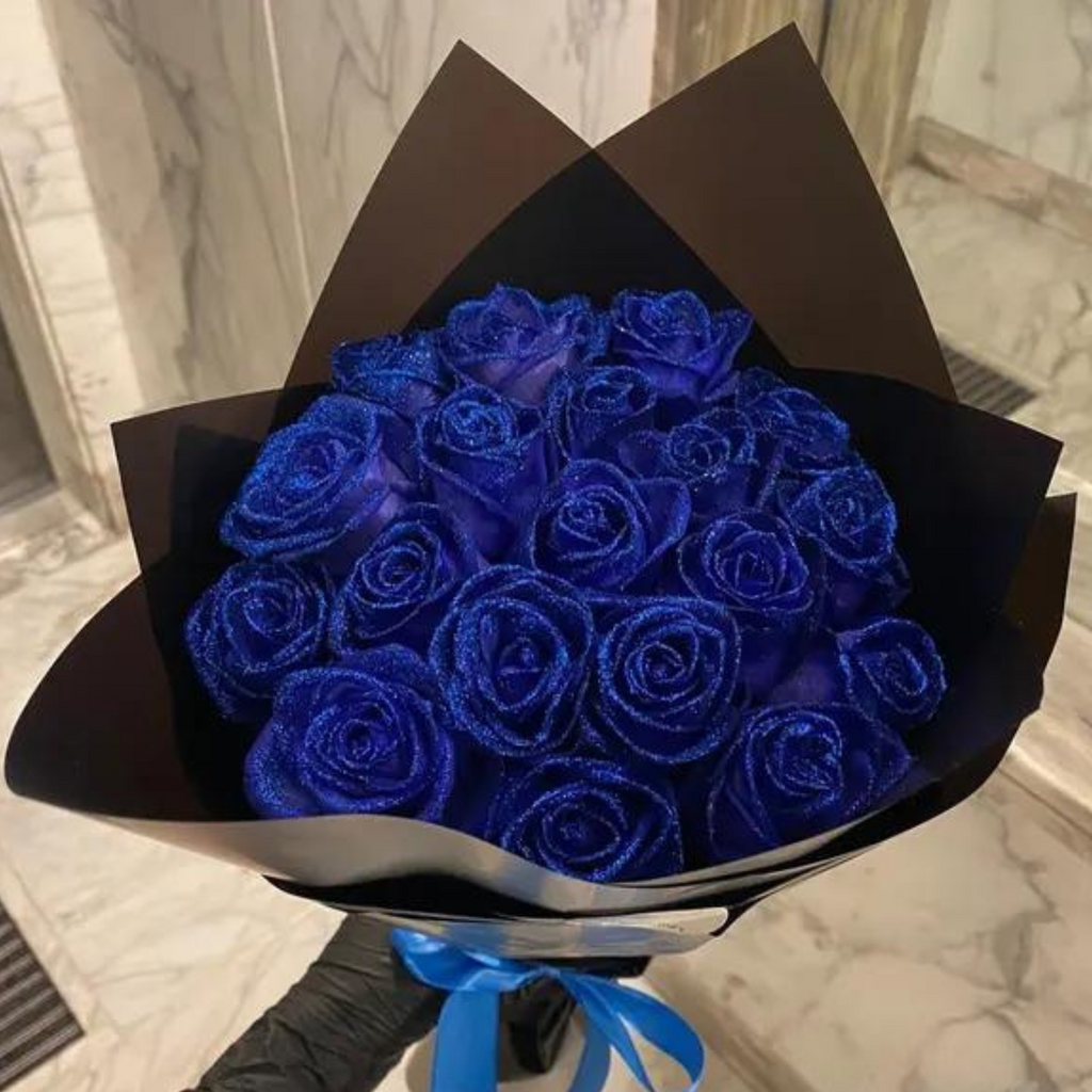 Luxurious Sparkling Roses with Shimmering Finish | Euroselle