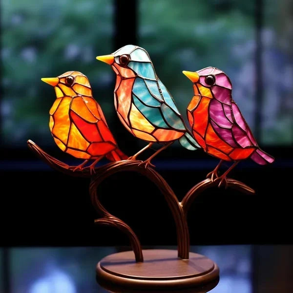 Luxury Bird Figurines in Colored Glass - EleganBird | Euroselle