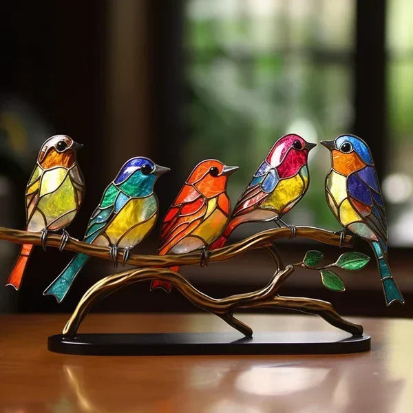 Luxury Bird Figurines in Colored Glass - EleganBird | Euroselle