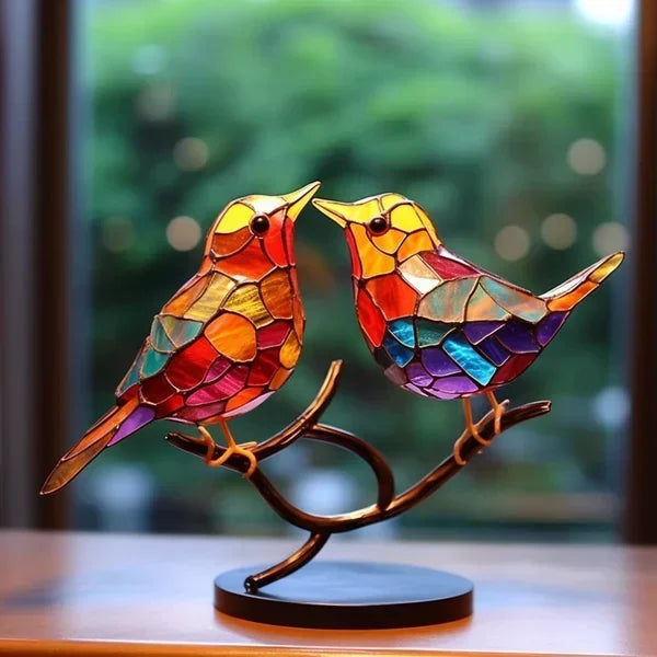 Luxury Bird Figurines in Colored Glass - EleganBird | Euroselle