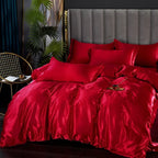 Luxury Silk Satin Bedding Set - SilkElegance | Euroselle