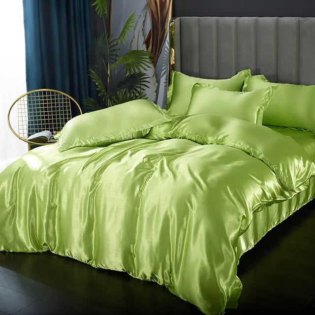 Luxury Silk Satin Bedding Set - SilkElegance | Euroselle