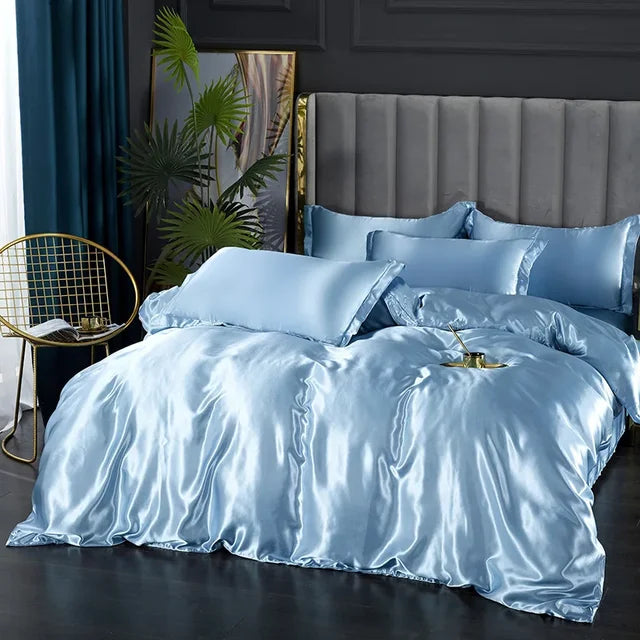 Luxury Silk Satin Bedding Set - SilkElegance | Euroselle