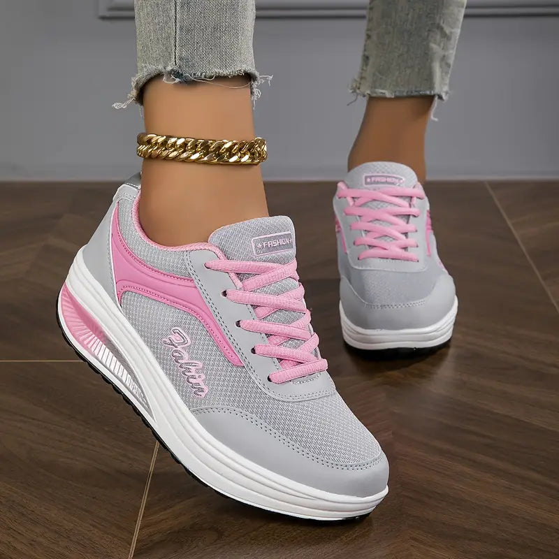 Lyrena All Day Comfort Orthopedic Sneakers With Air Cushion Technology | Euroselle
