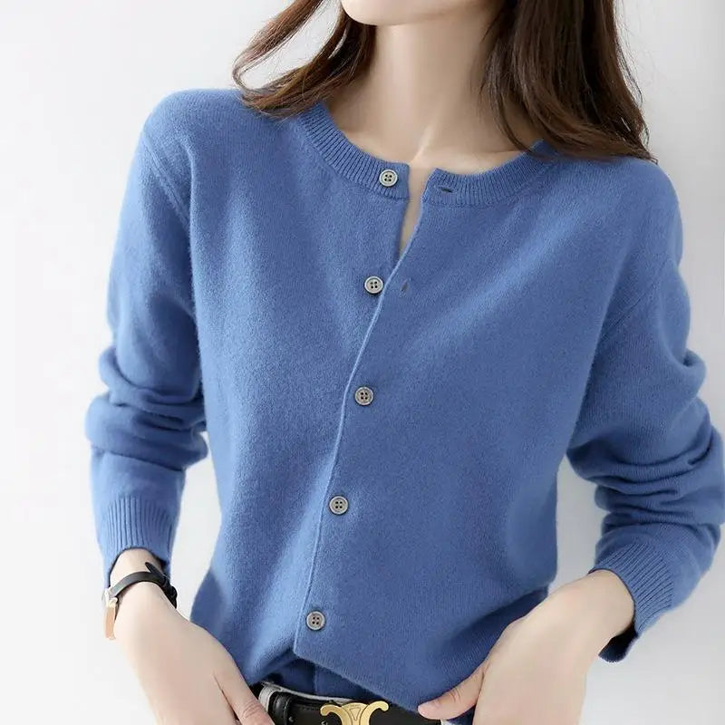 Lyria Cashmere Cardigan Soft Knit for Spring and Autumn | Euroselle