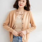 Lyria Cashmere Cardigan Soft Knit for Spring and Autumn | Euroselle