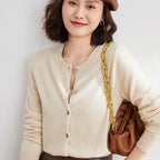 Lyria Cashmere Cardigan Soft Knit for Spring and Autumn | Euroselle