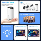 Magcubic HY300 Pro 4K Android 11 Dual WiFi6 260ANSI BT5.0 Outdoor Home Theater | Euroselle