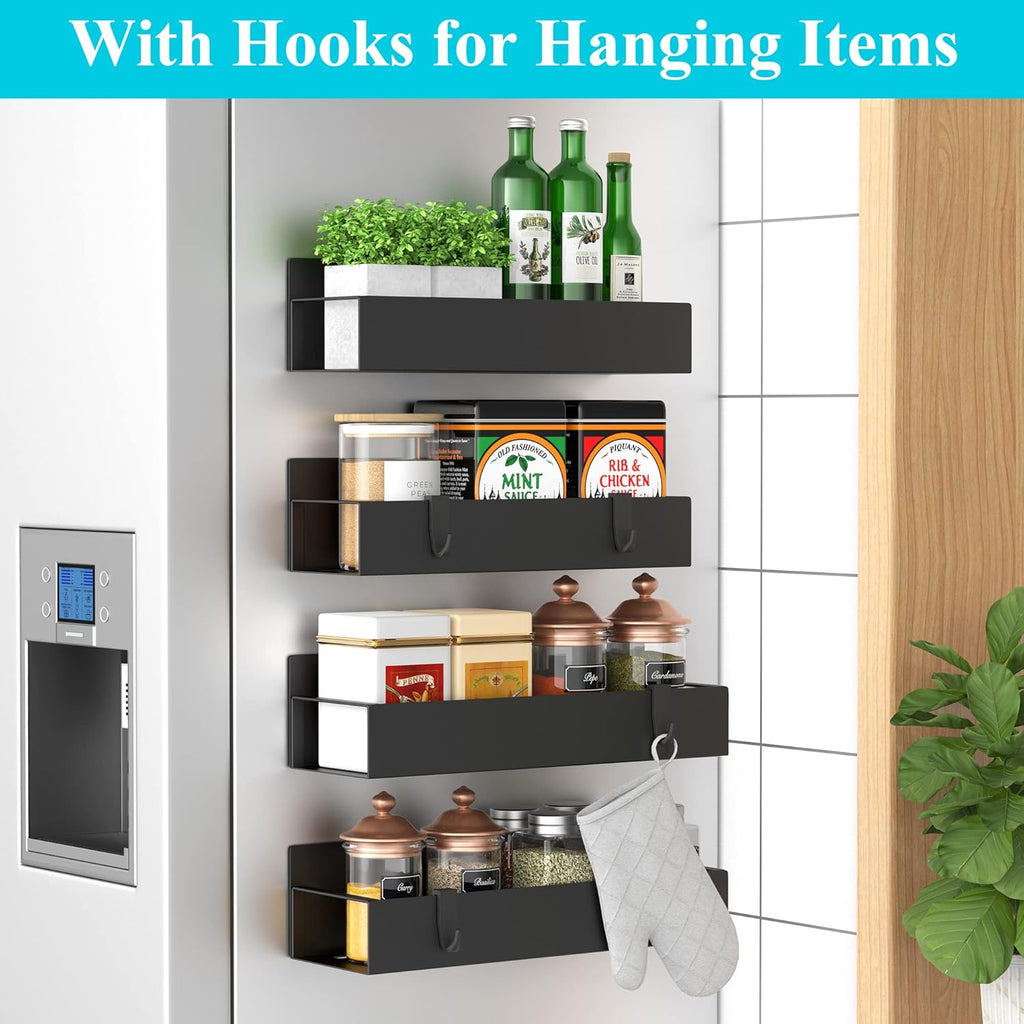 Magnetic Spice Rack Set of 4 – SpiceGrip | Euroselle