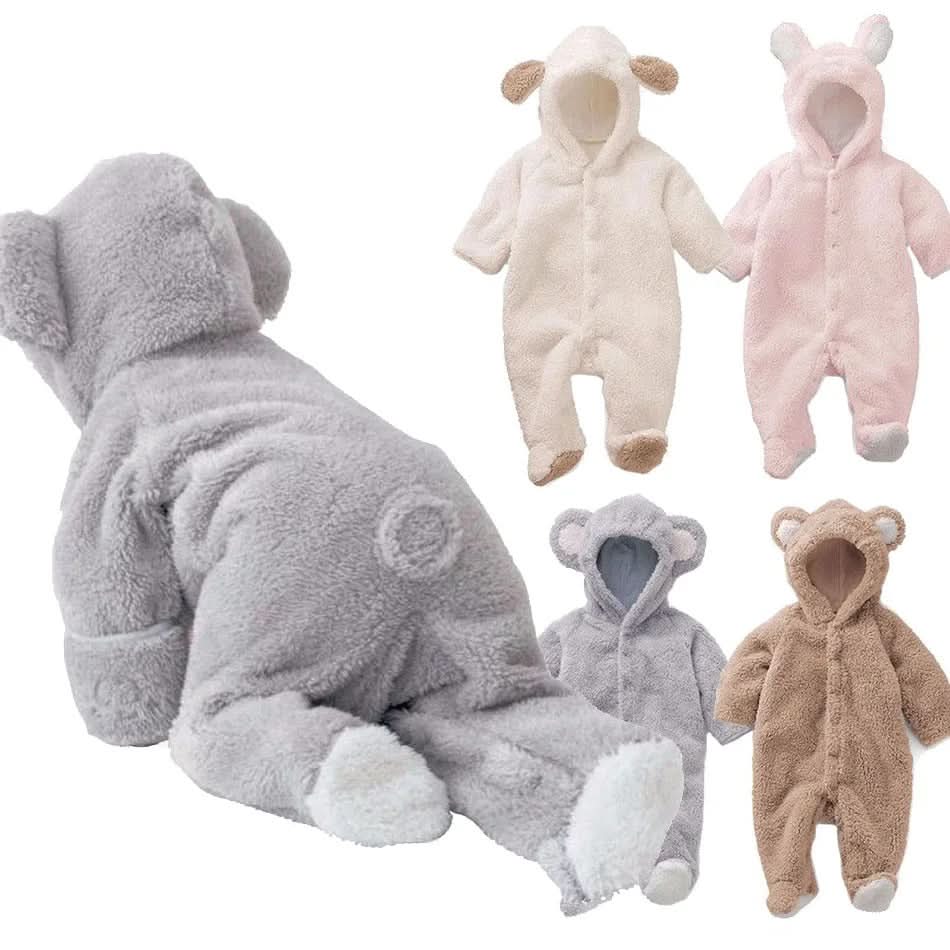 Cuddle Animal Newborn Romper — Ultra Soft & Warm Comfort