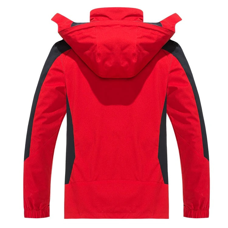 Men's Waterproof Windproof Hiking Jacket — Breathable Hooded Shell
