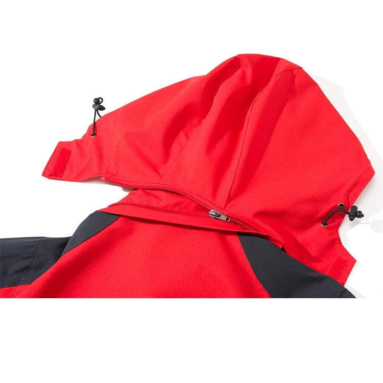 Men's Waterproof Windproof Hiking Jacket — Breathable Hooded Shell