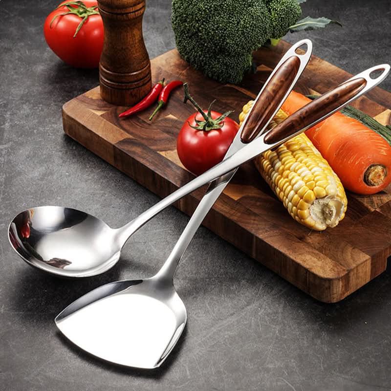 Küchenutensilien-Set aus robustem Edelstahl — langlebige Konstruktion, präzise ausbalanciertes Design