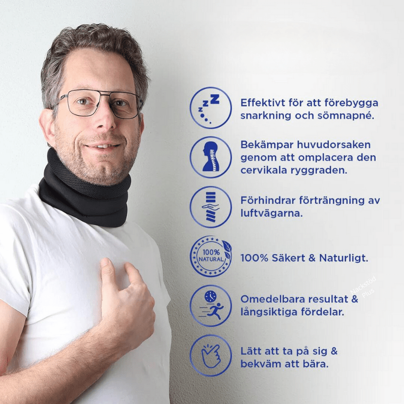 Oreiller de soutien cervical BreathEase — réduction du ronflement, alignement naturel de la colonne vertébrale