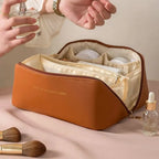 MAKEUP ORGANIZER WITH ZIPPER – LUXURY TOILETRY BAG FOR TRAVEL | Euroselle