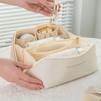 MAKEUP ORGANIZER WITH ZIPPER – LUXURY TOILETRY BAG FOR TRAVEL | Euroselle
