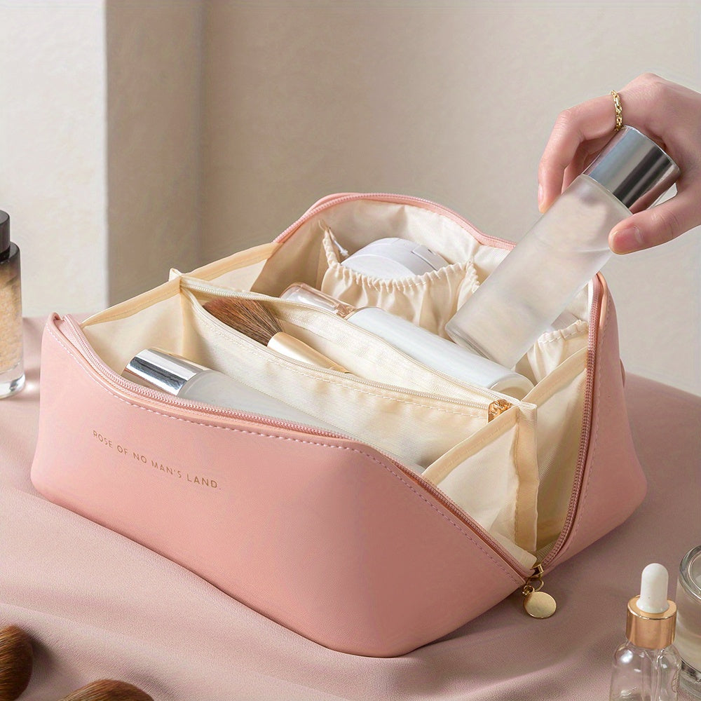 MAKEUP ORGANIZER WITH ZIPPER – LUXURY TOILETRY BAG FOR TRAVEL | Euroselle