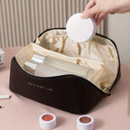 MAKEUP ORGANIZER WITH ZIPPER – LUXURY TOILETRY BAG FOR TRAVEL | Euroselle