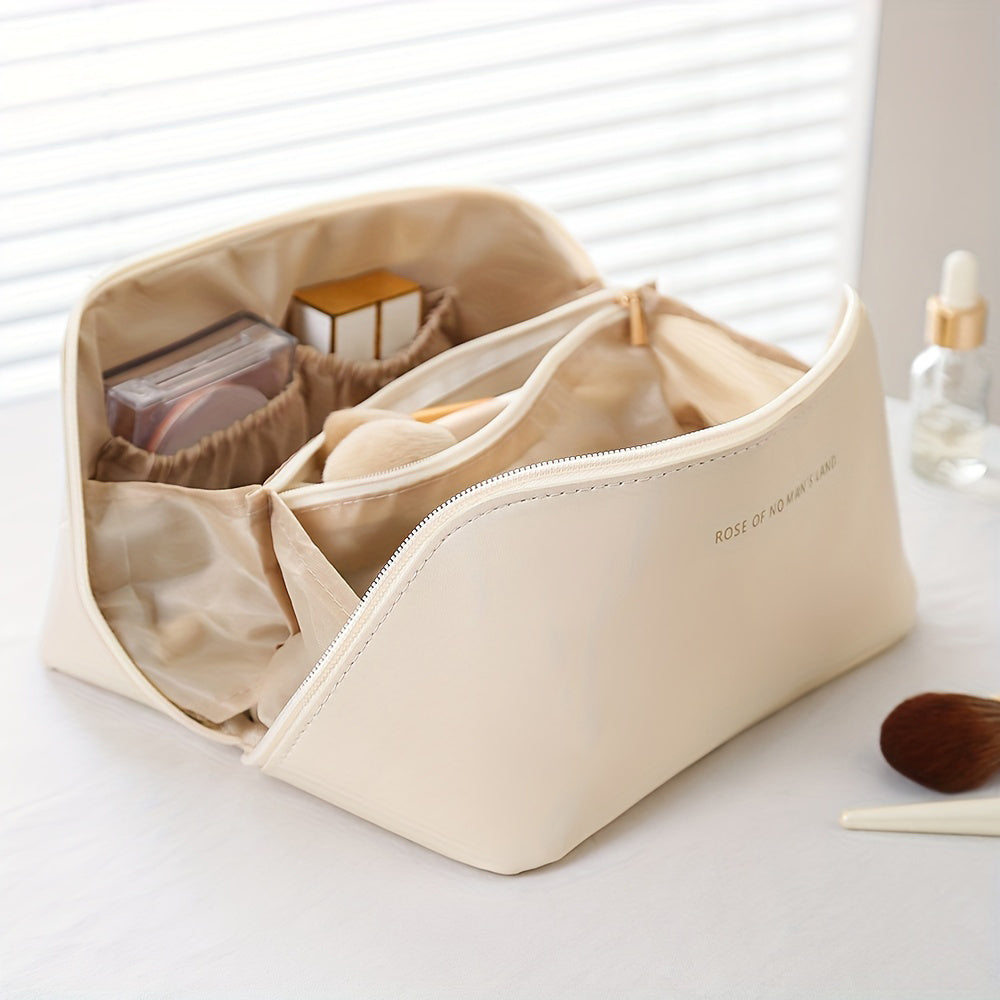 MAKEUP ORGANIZER WITH ZIPPER – LUXURY TOILETRY BAG FOR TRAVEL | Euroselle