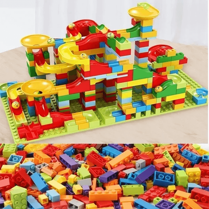 Marble Run Building Blocks – Creative Maze with Slide and Ball Track for Kids – Educational Play for Problem Solving and Imagination | Euroselle