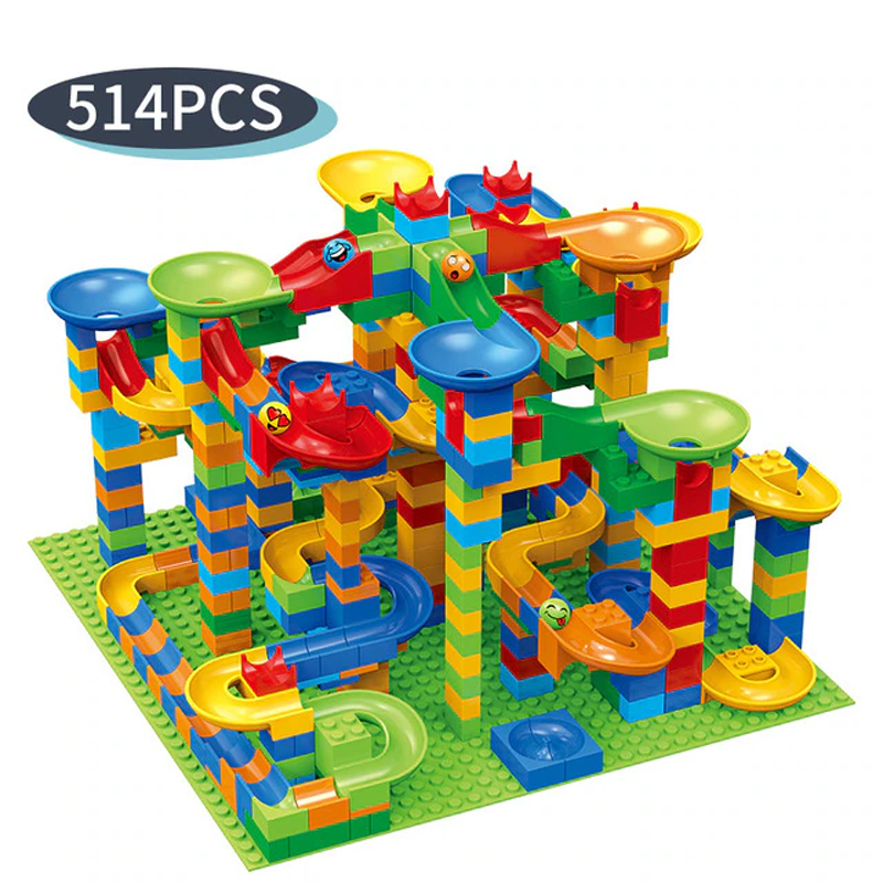 Marble Run Building Blocks – Creative Maze with Slide and Ball Track for Kids – Educational Play for Problem Solving and Imagination | Euroselle